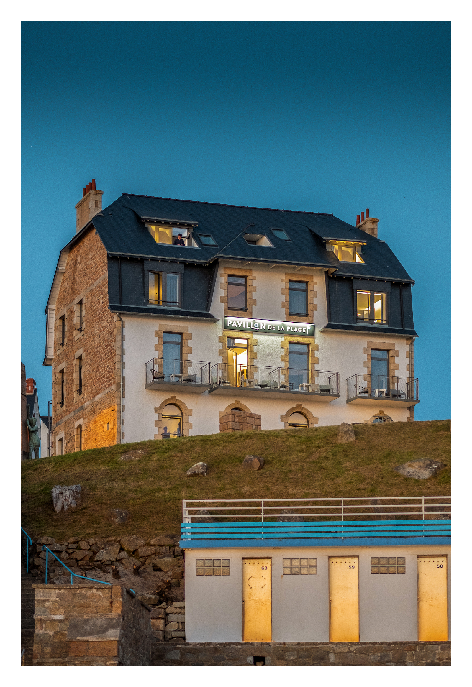 Pavillon de la plage