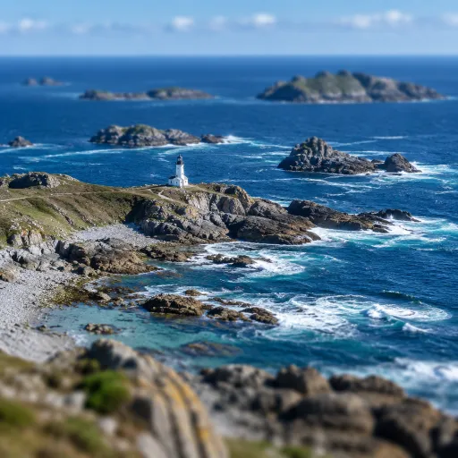 Voyage le long de la côte émeraude : caps, pointes et îles de Bretagne