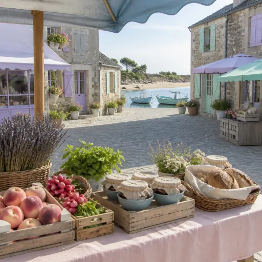 Flâner au marché de Pénestin et dans les bourgs voisins du Morbihan