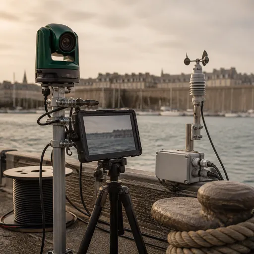 Vivre le port de Saint-Malo en temps réel grâce aux webcams en direct